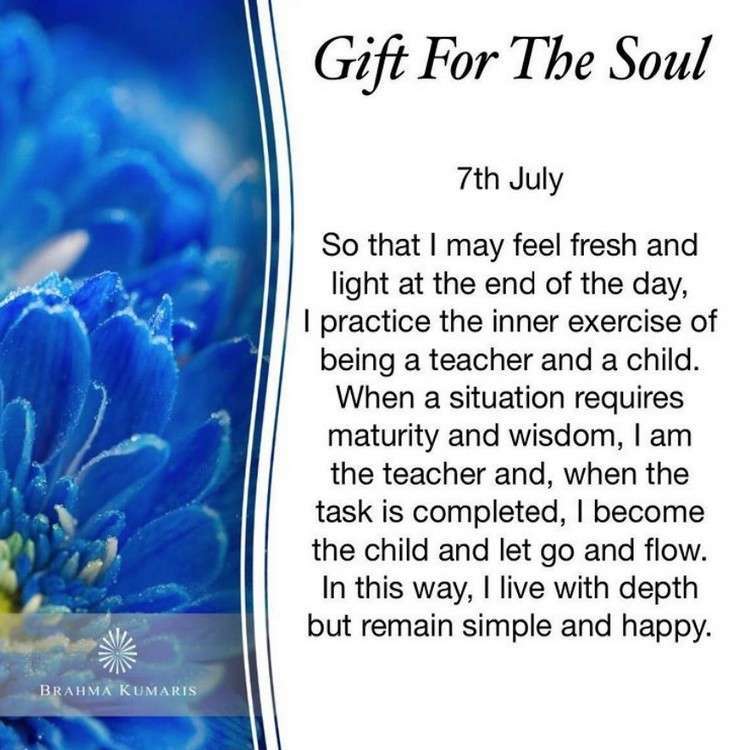 07th Jul Gift For Soul