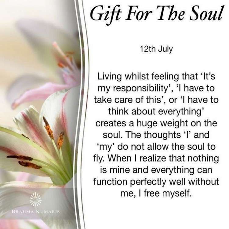 12th Jul Gift For Soul