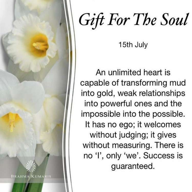 15th Jul Gift For Soul