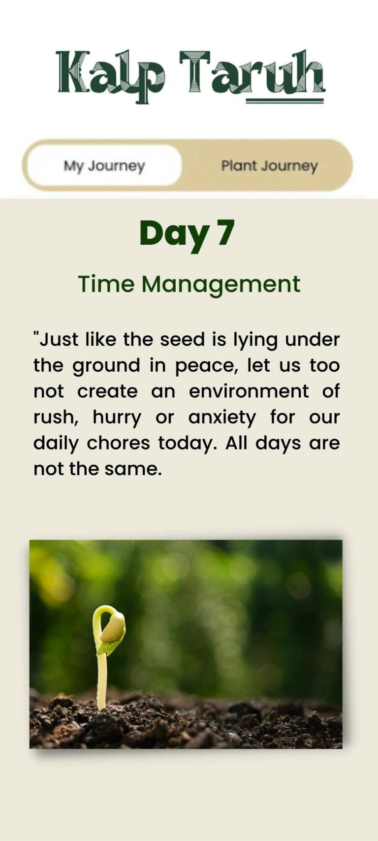 Grow with the Plant​ 1 » Brahma Kumaris | Official