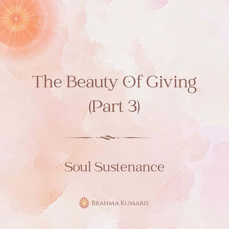 05th Sep Soul Sustenance