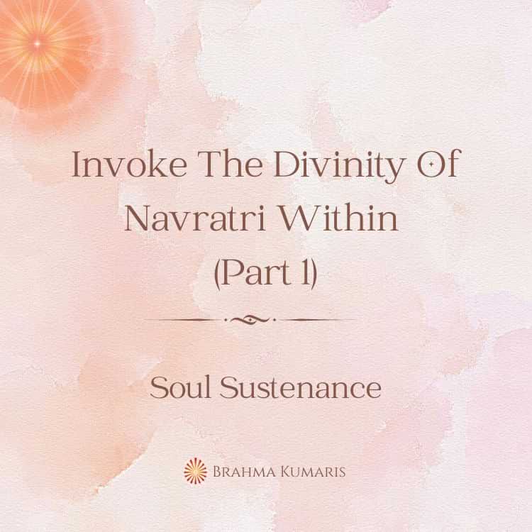 26th Sep Soul Sustenance