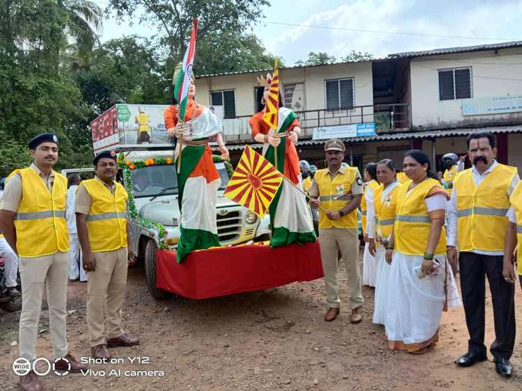 Ss flag off by rto ,sindhudurg district