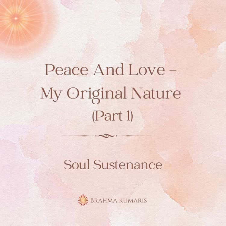 15th nov soul sustenance