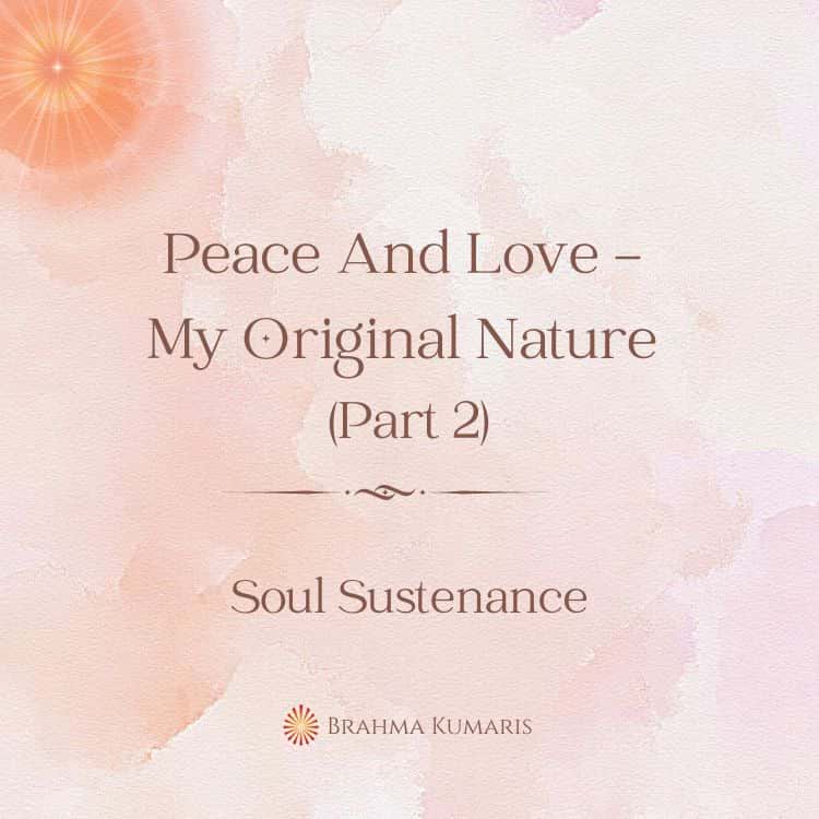 16th Nov Soul Sustenance