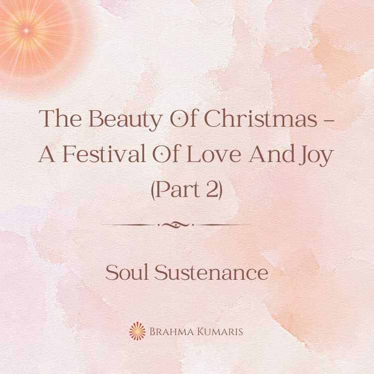 24th Dec Soul Sustenance