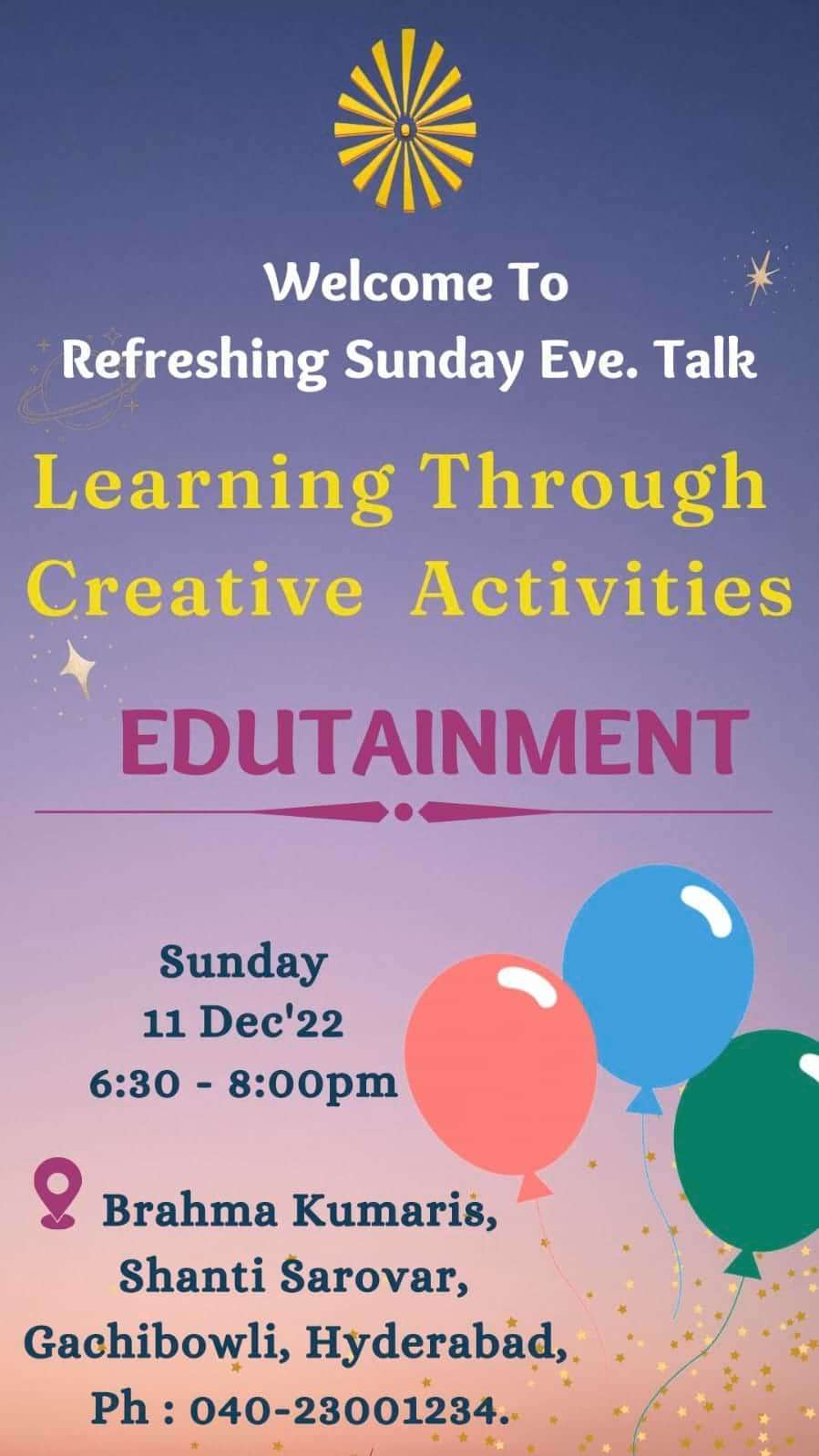 Learning through creative activities - edutainment