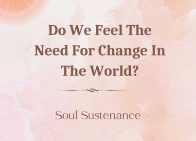 04th Feb 23 Soul Sustenance