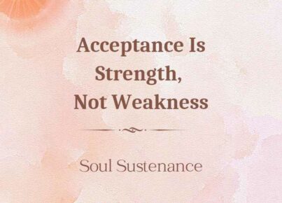 08th Feb- soul sustenance - e