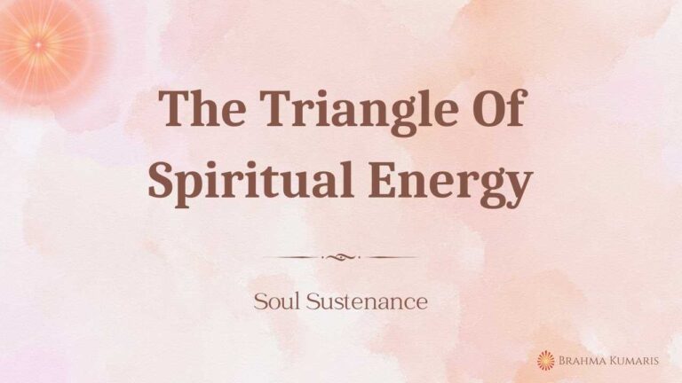 The triangle of spiritual energy