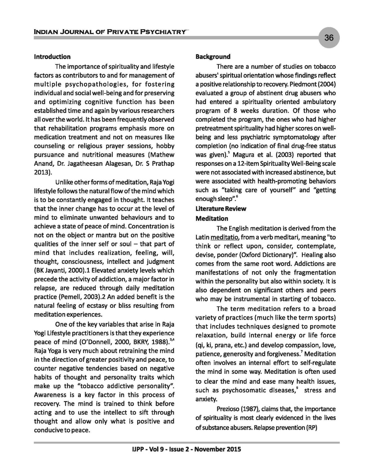 18 Effect Of Raja Yogi Lifestyle On Tobacco De Addiction In India (2) Page 06