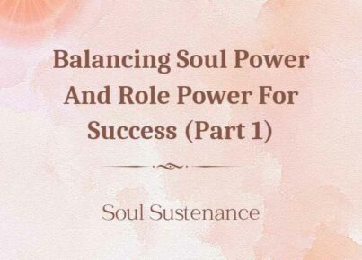 Soul Sustenence Eng 20th Mar 23