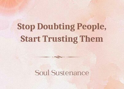 Soul Sustenence Eng 25th Mar 23