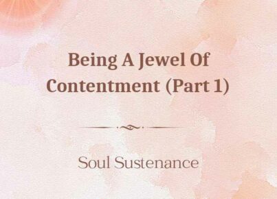 Soul Sustenence Eng 27th Mar 23