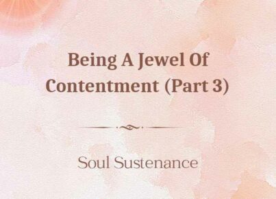Soul Sustenence Eng 29th Mar 23