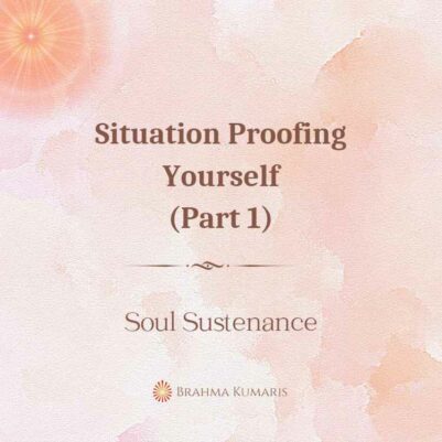 1st May 2023 Soul Sustenence