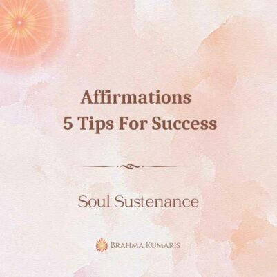 7th May 2023 Soul Sustenence English