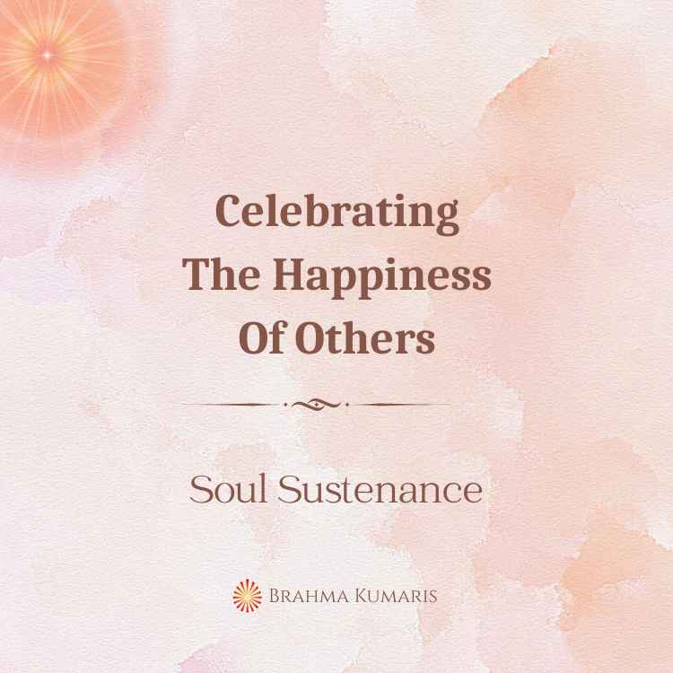 Celebrating the happiness of others