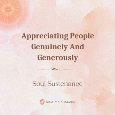 20th May 2023 Soul Sustenence English