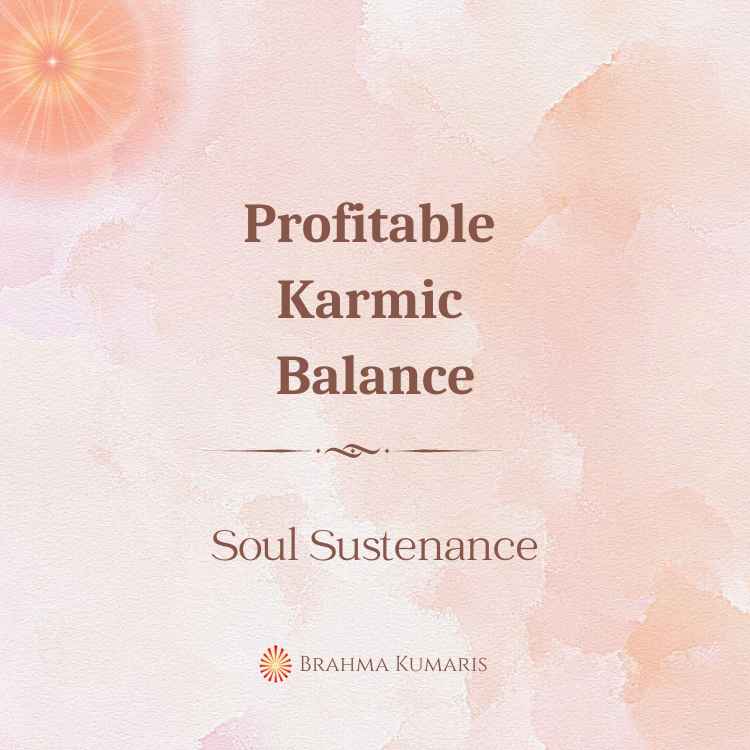 Profitable karmic balance