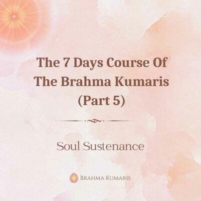 26th May 2023 Soul Sustenence English
