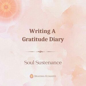 Writing a gratitude diary