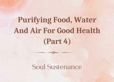 9th Jun 2023 Soul Sustenence English