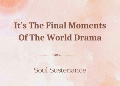 1st Oct 2023 Soul Sustenence English