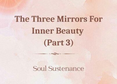 27th Sept 2023 Soul Sustenence English