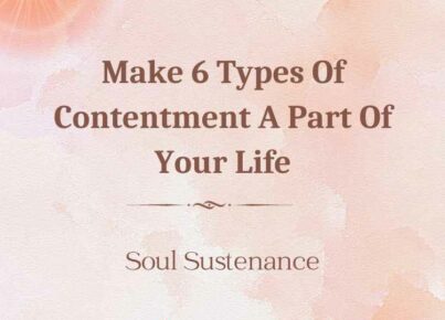 2nd Oct 2023 Soul Sustenence English