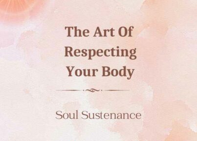 3rd Oct 2023 Soul Sustenence English