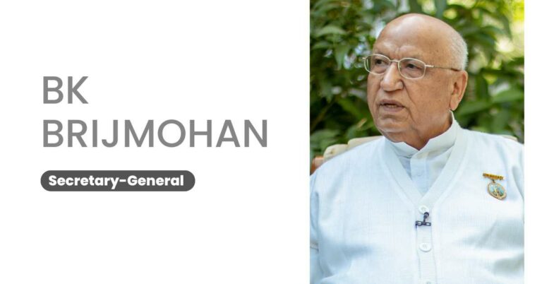 BK Brijmohan Bhaijee secretary general