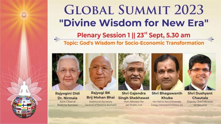Global summit 23 6 plenary sessi - brahma kumaris | official