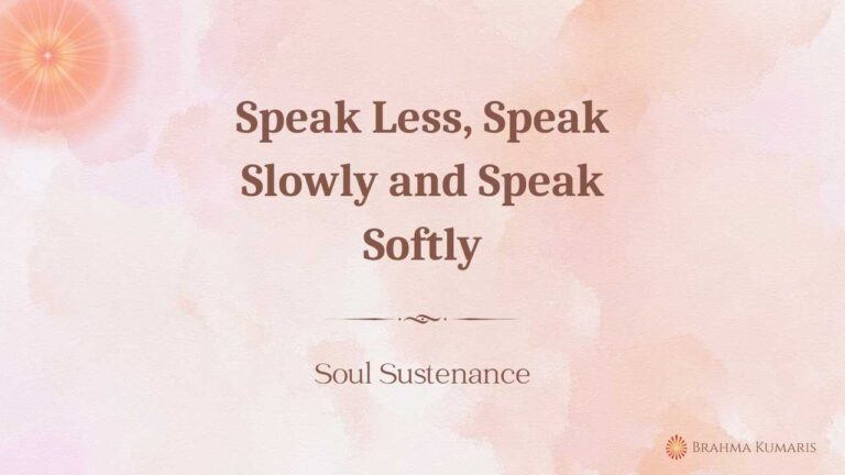 Speak Less, Speak Slowly and Speak Softly