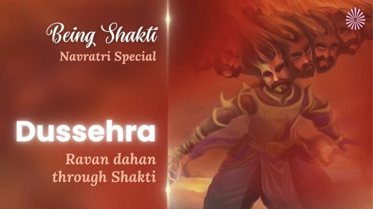 नवरात्रि का आध्यात्मिक रहस्य 2 The nine-day festival of "Navratri" encourages us to embrace purity, divinity, and inner strength as a way of life. This Festival serves as wake-up calls in our lives, followed by the Dussehra festival, signifying the eradication of ten vices representing Ravan within us.