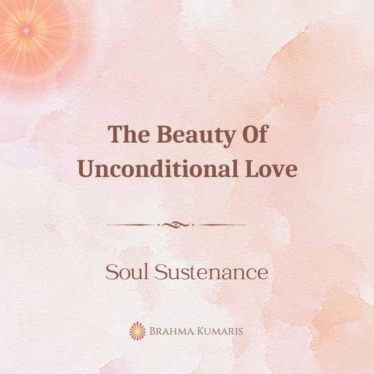 The beauty of unconditional love
