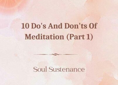 2nd Dec 2023 Soul Sustenence English
