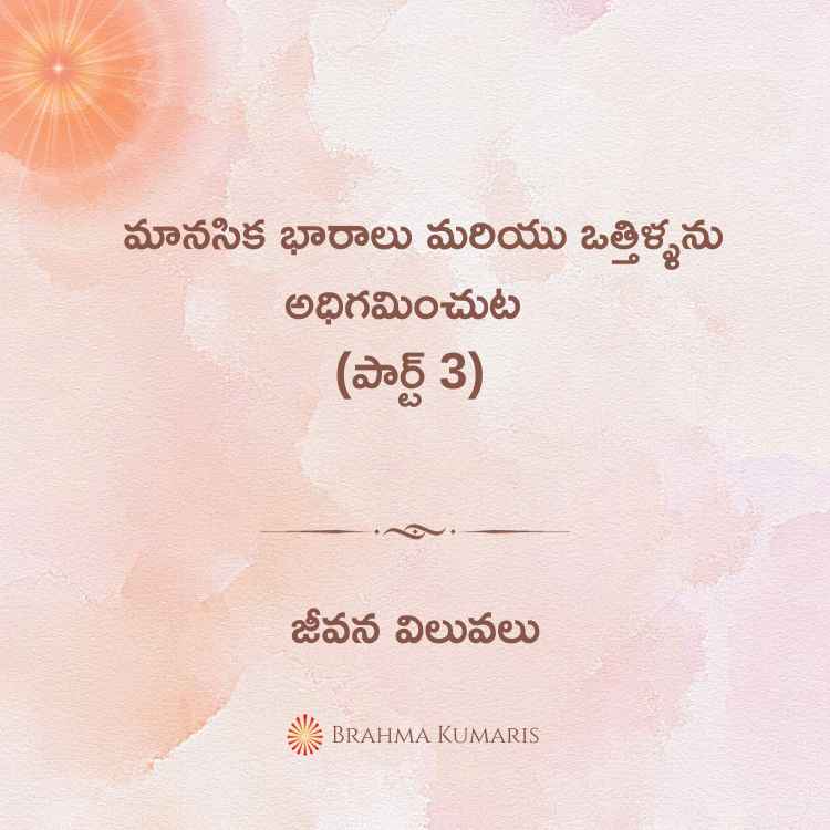 20th Jan - జీవన విలువలు 2 6th Dec 2023 Soul Sustenance Telugu » Brahma Kumaris | Official