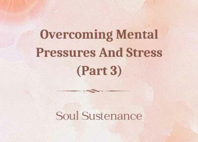 6th Dec 2023 Soul Sustenence English