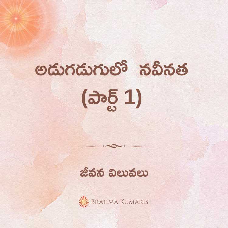 అడుగడుగులో నవీనత (పార్ట్ 1)
