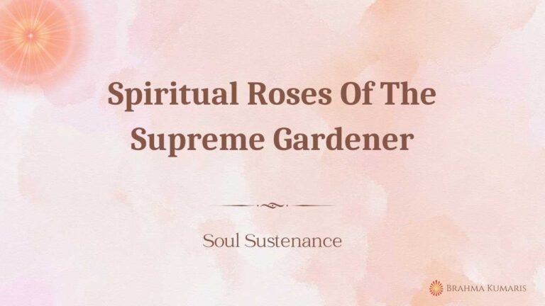 Spiritual roses of the supreme gardener