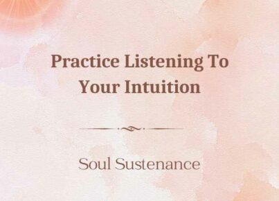 7th Dec 2023 Soul Sustenence English