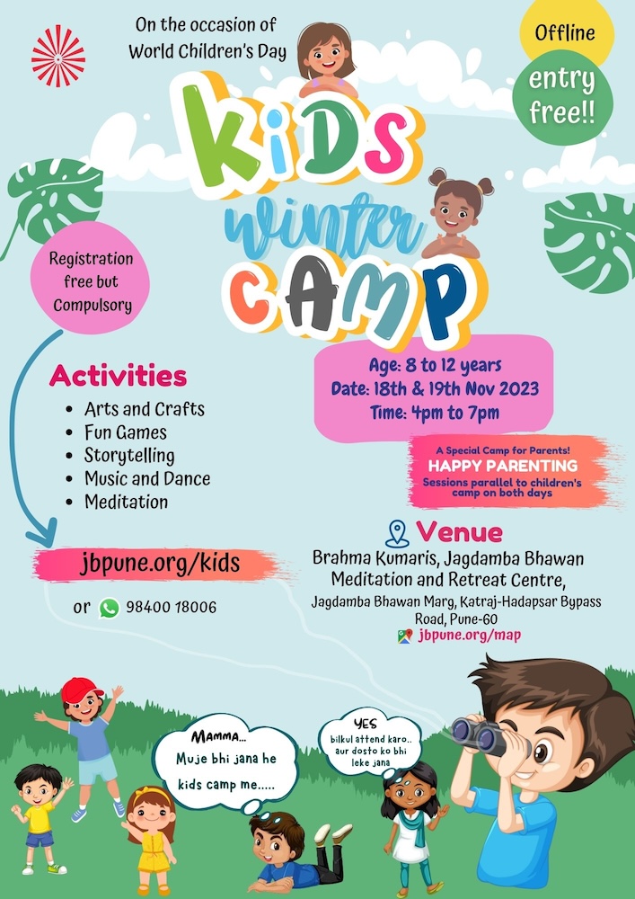 Kids winter camp- 18-19 november (8 to 12 yrs)