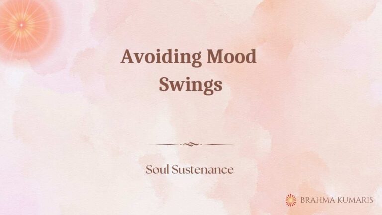 Avoiding mood swings
