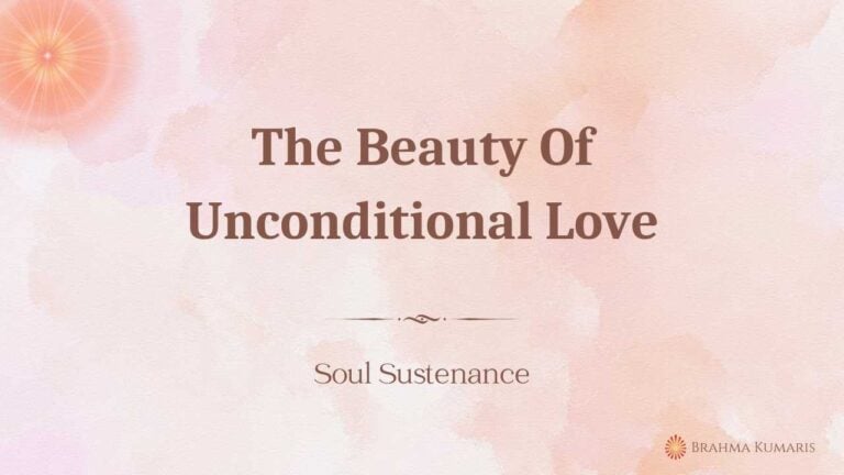 The Beauty Of Unconditional Love