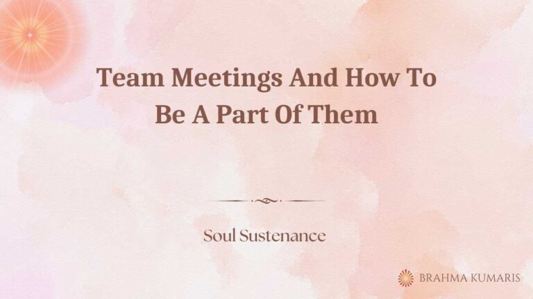 Team meetings and how to be a part of them