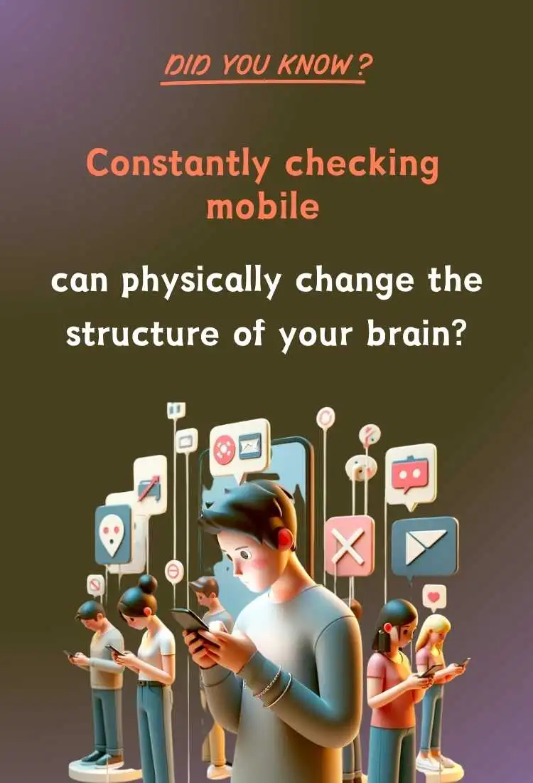 Constant checking of your mobile can physically change the structure of your brain ytthumbnail