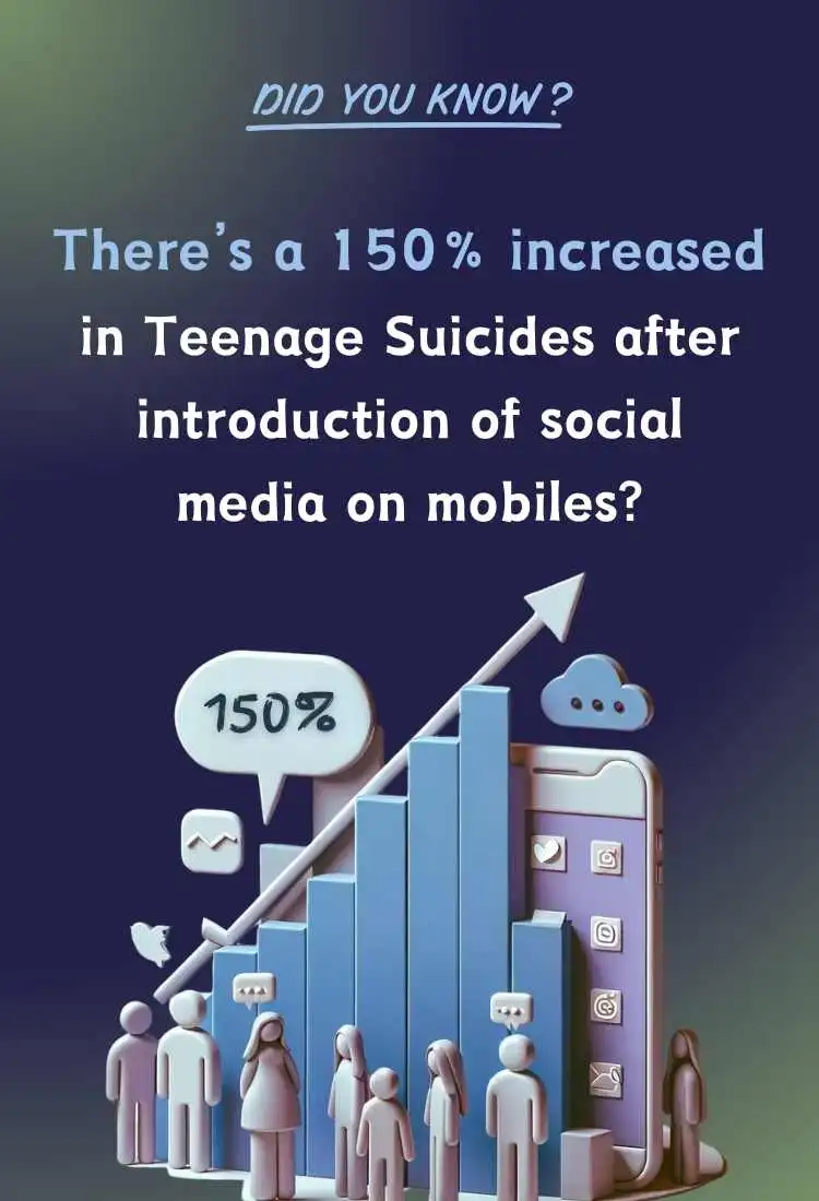 Suicides among teenagers increased 150% after introduction of social media on mobiles ytthumbnail