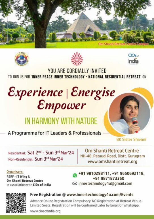 Experience Energize Empower – Inner Peace Inner Technology National Residential Retreat 2 IT Retreat 02 ORC feb24
