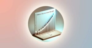 the concept of maintaining one same thought for 90 days, represented as a linear graph to show transformation in life. BK Shivani